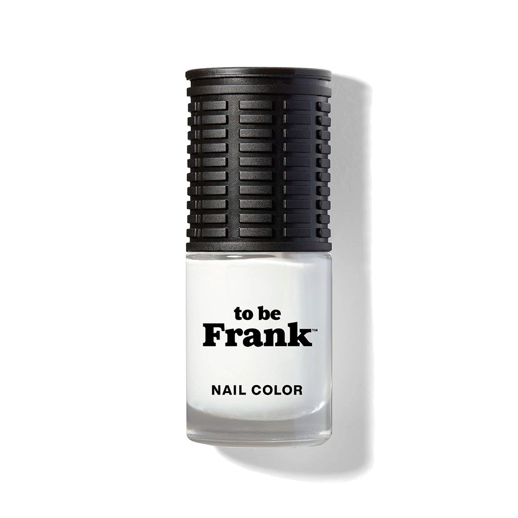 To Be Frank white nail polish named Bleach