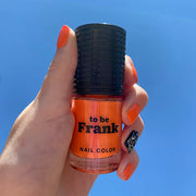 To Be Frank Halloween nail polish set with 3 colors: Orange, Black and White