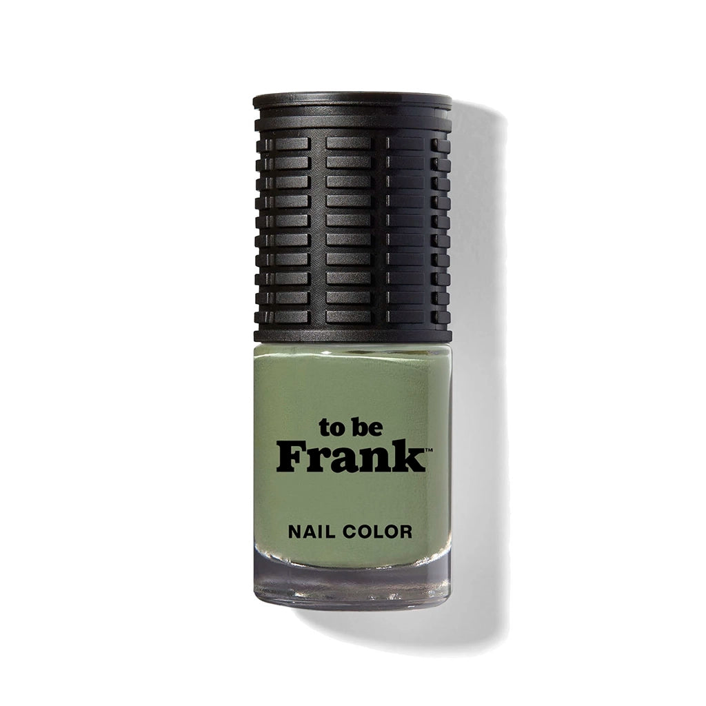 To Be Frank army green nail polish named Boot Camp