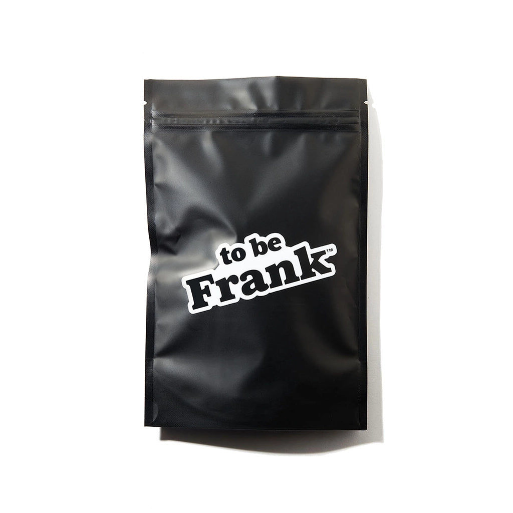 To Be Frank nail polish remover wipes in a 10 pack black pouch
