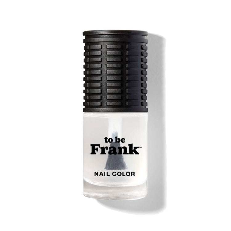 To Be Frank clear nail polish named Plastic Wrap is a base coat, top coat and clear coat